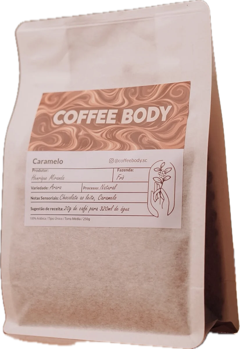 Pacote de café Caramelo